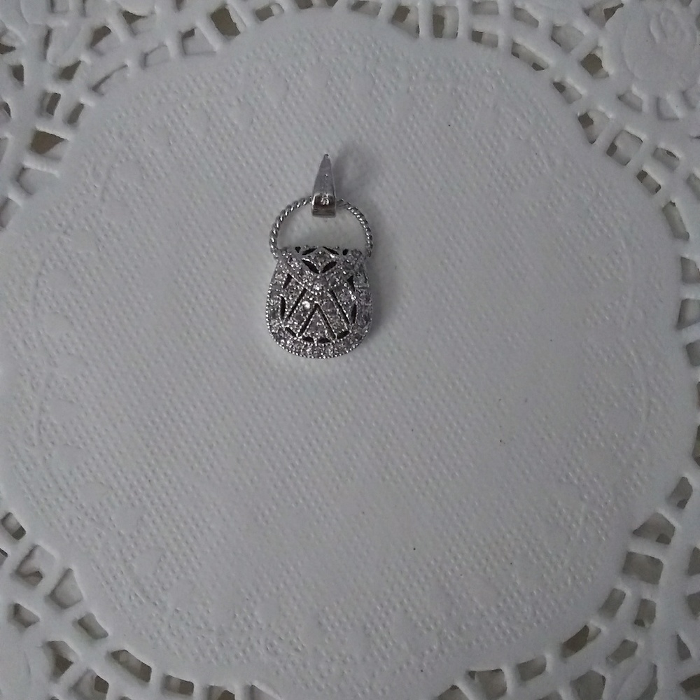 NWOT Sterling silver handbag charm